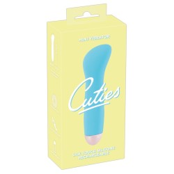 Mini-vibromasseur bleu - cuties