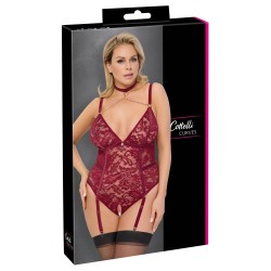 Body porte-jarretelles ouvert avec collier- Cottelli