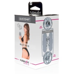 Masturbateur avec ouverture vaginale et anale - Quickshot -Fleshlight