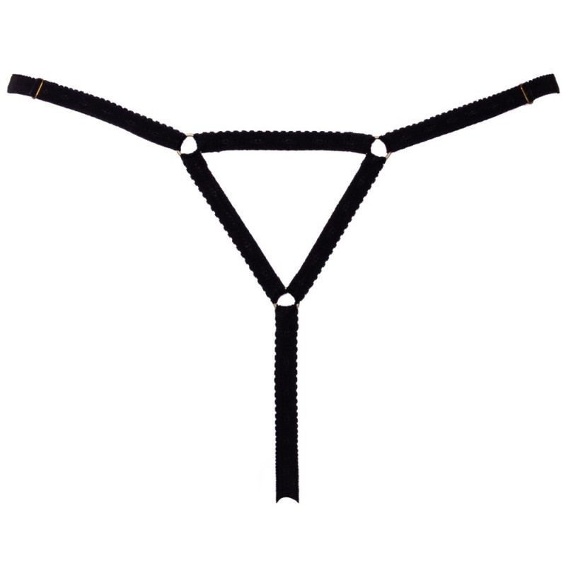 String ouvert bijou de luxe fleurs - cottelli