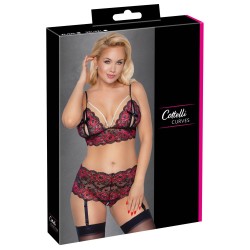 Cottelli curves - Ensemble 2 pièces en dentelle florale -