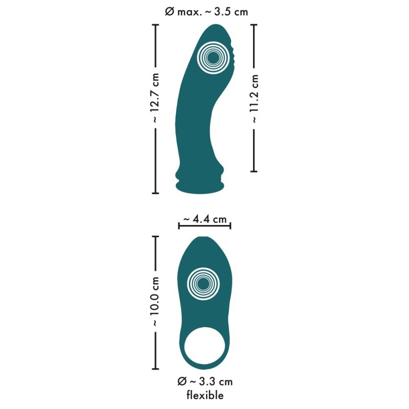 Kit de 3 jouets avec télécommande -Vibromasseur RC 3 en 1-couples choice