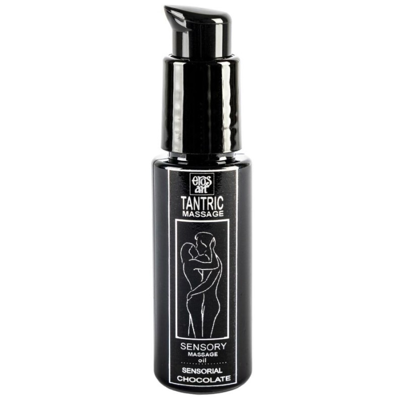 EROS-ART - HUILE DE MASSAGE TANTRIQUE NATURELLE ET APHRODISIAQUE AU CHOCOLAT 30 ML