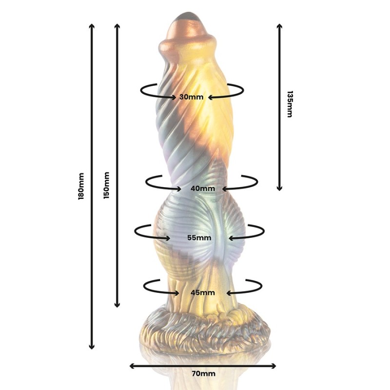 EPIC - PHOENIX DILDO LA RÉSURGENCE DU PLAISIR TÉLÉCOMMANDE RECHARGEABLE