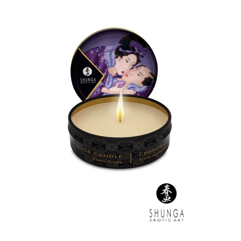 Mini bougie de massage Lueur et Caresse SHUNGA Fruits exotiques