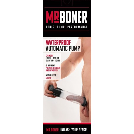 MR BONER - Pompe à pénis automatique WATERPROOF