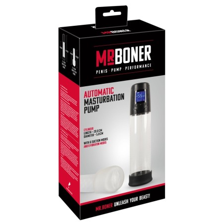 MR BONER - Pompe à pénis automatique & masturbateur