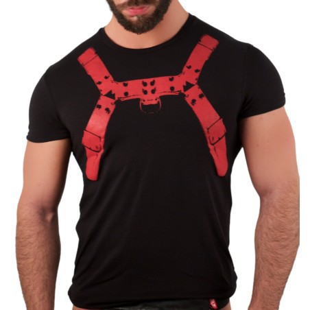 Sparta's Harness - T- shirt Bull Dog Noir