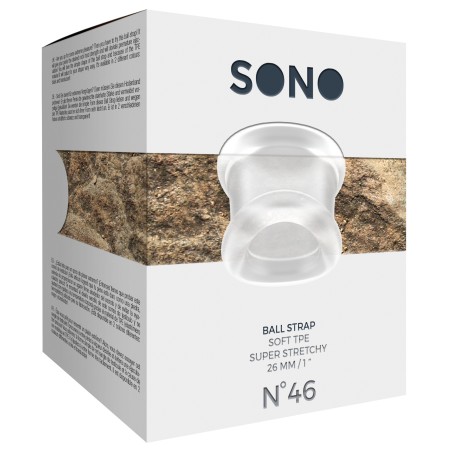 Sono -Anneau transparent pour testicules -Ballstretcher Ball Strap N°46