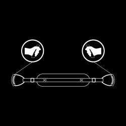 FETISH SUBMISSIVE - HARNAIS STYLE CHIEN AVEC DOUBLURE