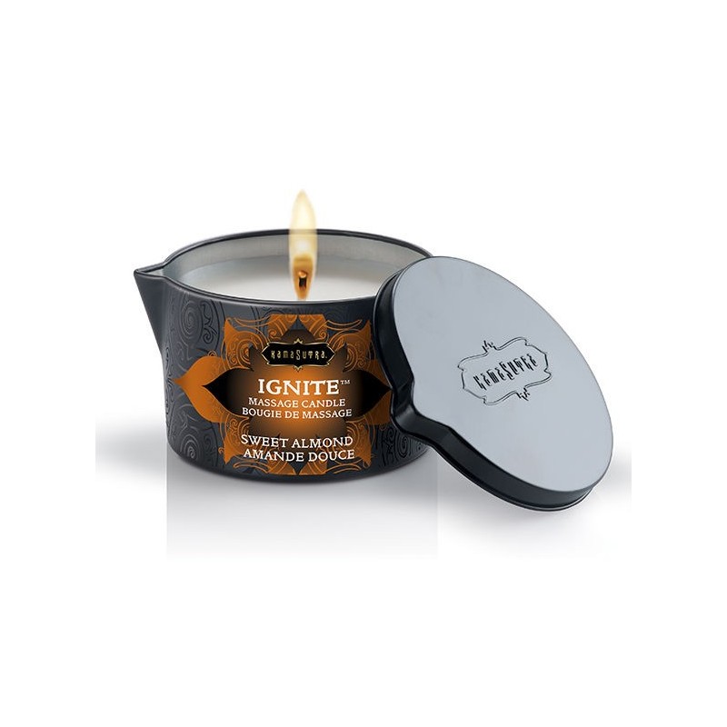 KAMASUTRA - BOUGIE DE MASSAGE AUX AMANDES MÉDITERRANÉENNES 170GR