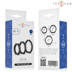 INTENSE -ENSEMBLE DE 3 ANNEAUX PÉNIS MODÈLE 9 - PETER