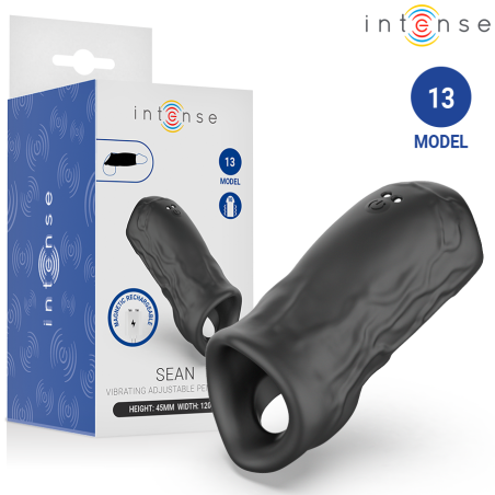 INTENSE - ANNEAU PÉNIS VIBRANT ET RÉGLABLE - SEAN- MODÈLE 13