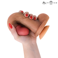 MR INTENSE - GODE EN SILICONE ULTRA-RÉALISTE AVEC TESTICULES-GARY L - 23 CM - Ø 4,7 CM