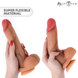 MR INTENSE - GODE EN SILICONE ULTRA-RÉALISTE AVEC TESTICULES-GARY L - 23 CM - Ø 4,7 CM
