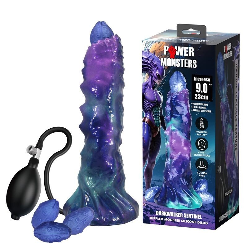 Explorez un univers de plaisir avec le gode gonflable en silicone POWER MONSTERS