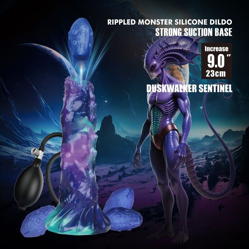 Explorez un univers de plaisir avec le gode gonflable en silicone POWER MONSTERS