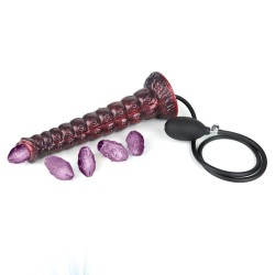 Gode gonflable en silicone POWER MONSTERS - VOIDCLAW BRUTE BICOLOR (29 cm, Ø 5,7 cm)