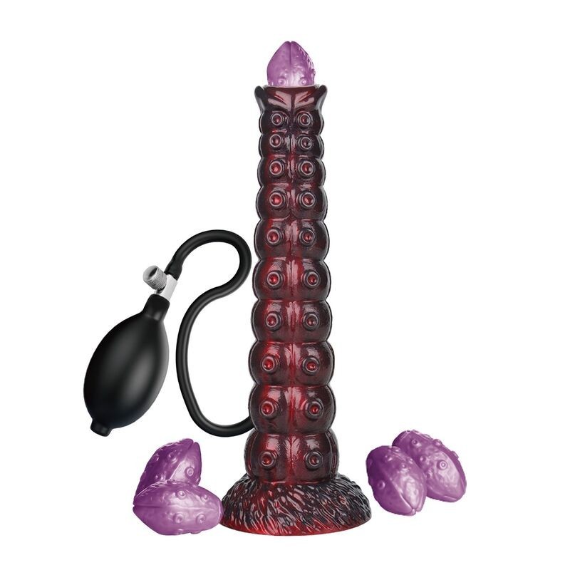 Gode gonflable en silicone POWER MONSTERS - VOIDCLAW BRUTE BICOLOR (29 cm, Ø 5,7 cm)