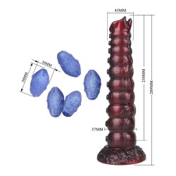 Gode gonflable en silicone POWER MONSTERS - VOIDCLAW BRUTE BICOLOR (29 cm, Ø 5,7 cm)