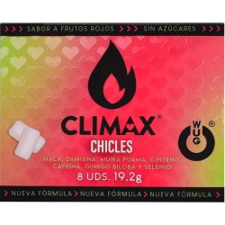 WUG Climax - Chewing-gum pour stimuler le désir et la vitalité intime.