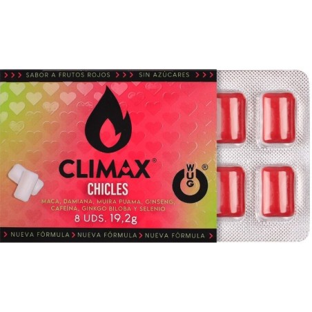 WUG Climax - Chewing-gum pour stimuler le désir et la vitalité intime.