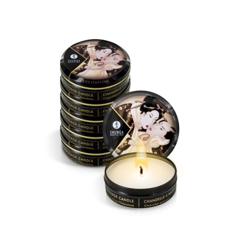 Mini bougie de massage Excitation chocolat SHUNGA 