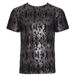 Svenjoyment  - T-shirt noir/argent