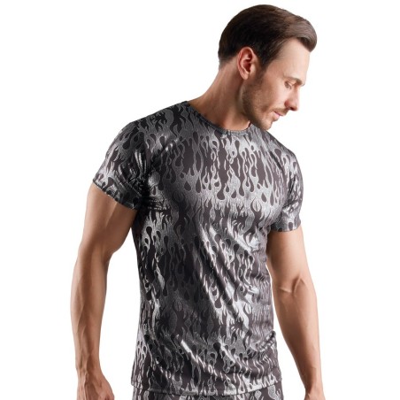 Svenjoyment  - T-shirt noir/argent