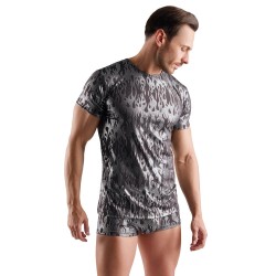 Svenjoyment  - T-shirt noir/argent