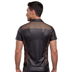 NEK  - T-shirt noir et bronze