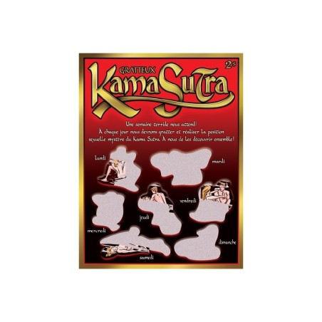 Jeu à gratter kamasutra Ozzé