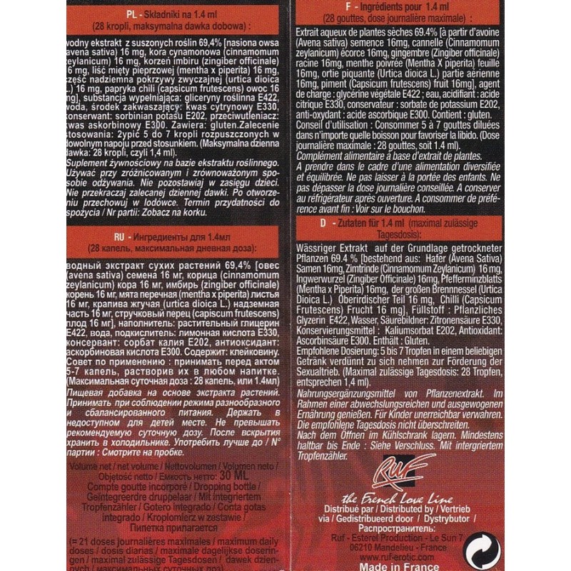 Love drops stimulation desir - 30 ml