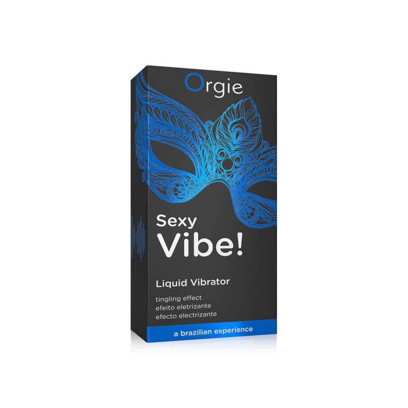 Sexy vibe liquid vibrator gel excitant pour elle et lui 15ml Orgie