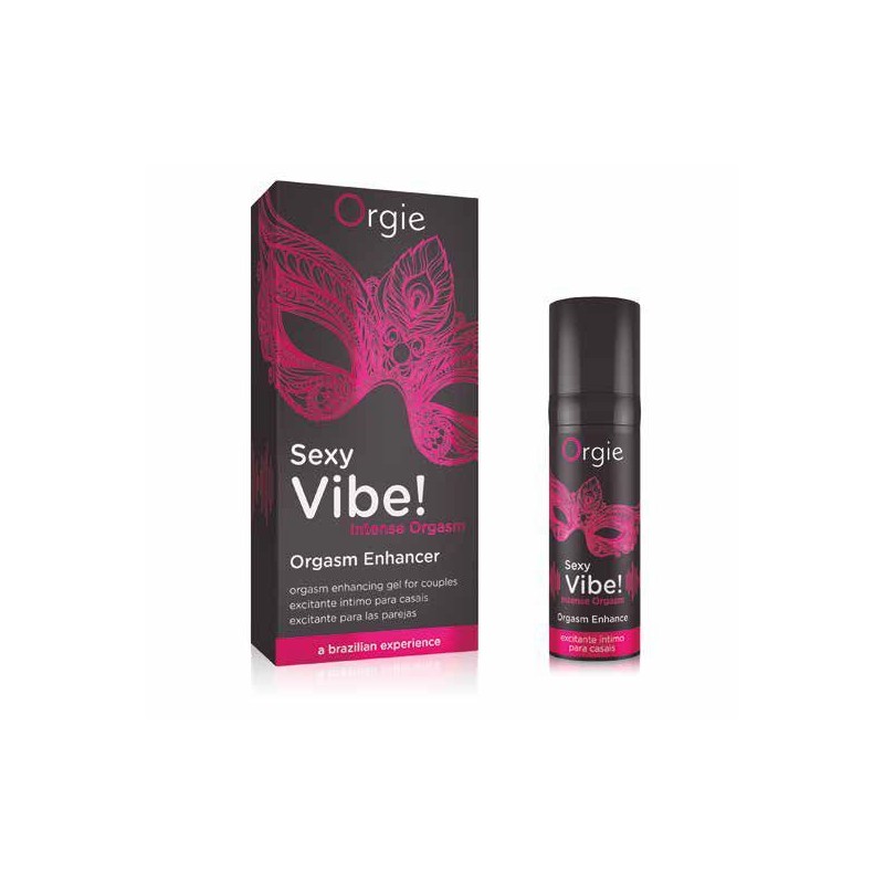 Sexy vibe intense orgasm gel excitant pour elle et lui 15ml Orgie