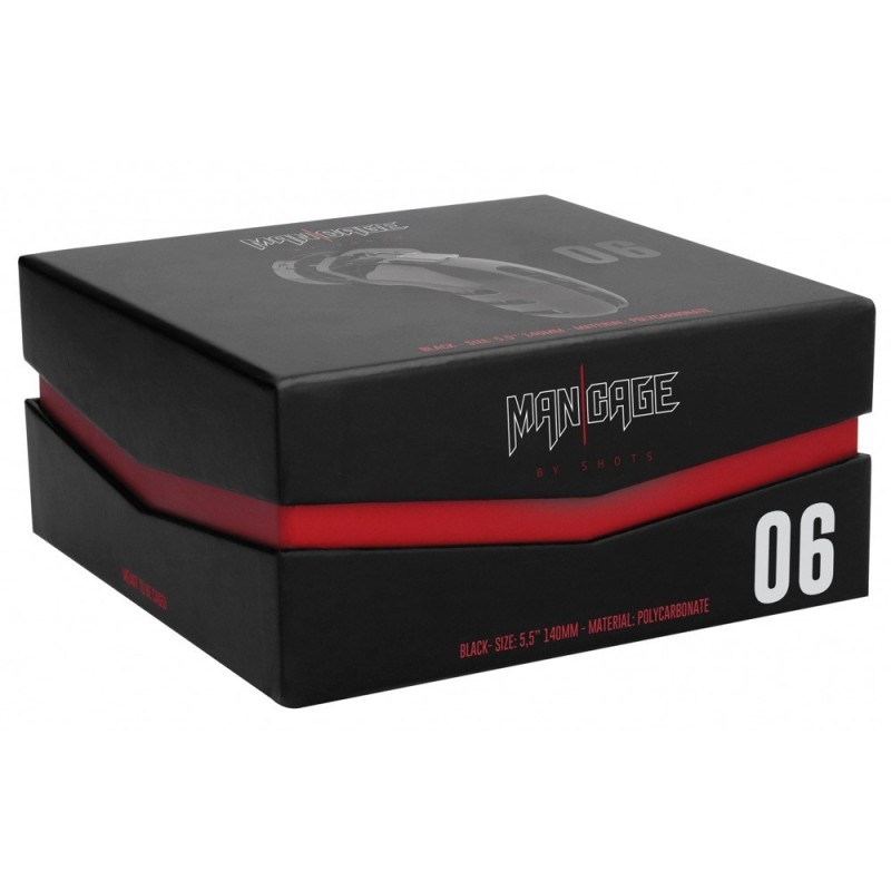 Cage de Chastete Noire N°6 Man cage