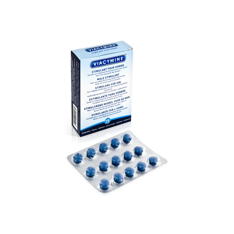 Viacymine stimulant homme 15 comprimés