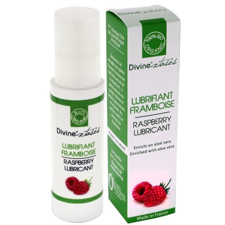 Gel Glisse Bio Framboise - 100 ml Divinextases