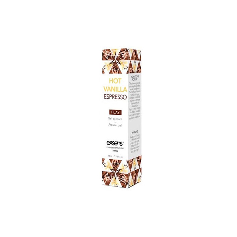 GEL STIMULANT FRAICHEUR EXSENS vanille expresso