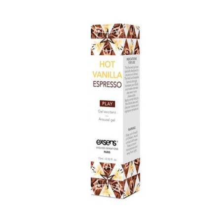 GEL STIMULANT FRAICHEUR EXSENS vanille expresso