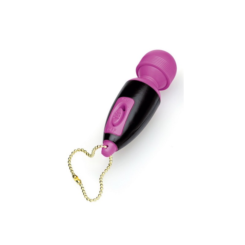Mini vibromasseur wand format porte-clés Glamy
