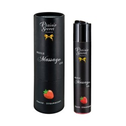 Huile de massage Fraise 59ML Plaisir Secret