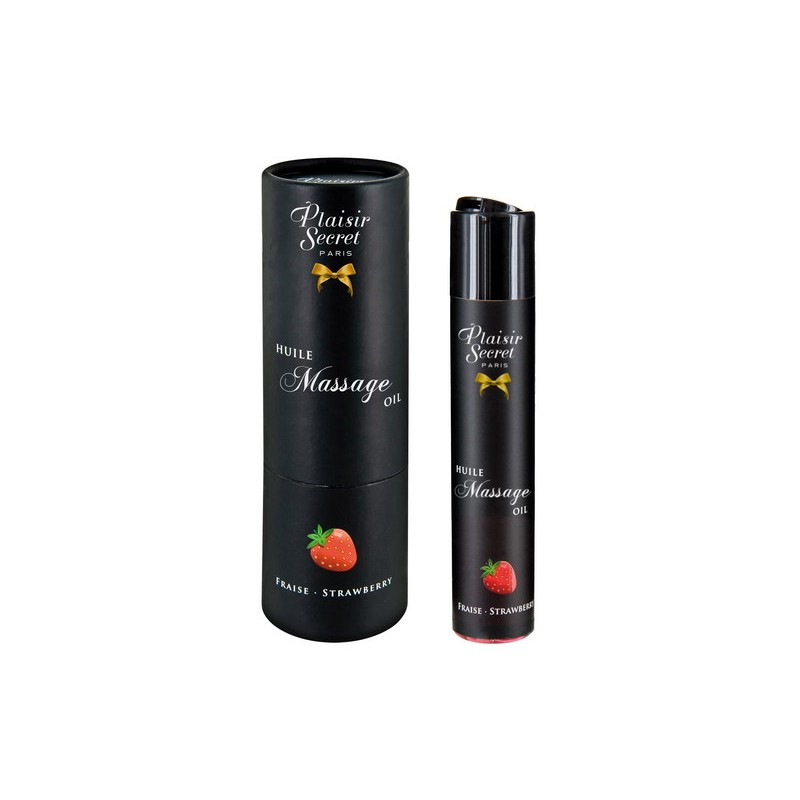 Huile de massage Fraise 59ML Plaisir Secret