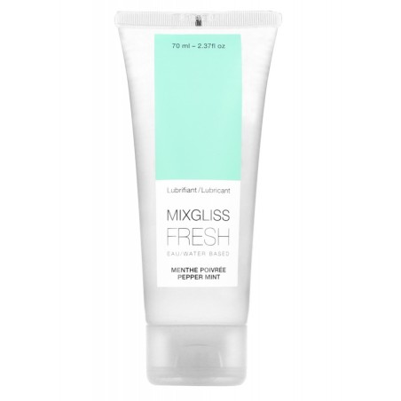 Fresh Menthe Poivree 70 ml Lubrifiant Eau Mixgliss