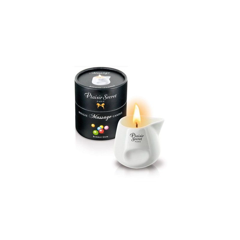 Bougie de massage Bubble gum Plaisir secret