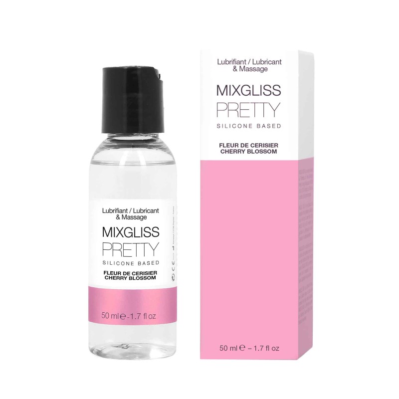 Pretty Fleur de Cerisier 50 ml Lubrifiant 2 en 1 Silicone Mixgliss