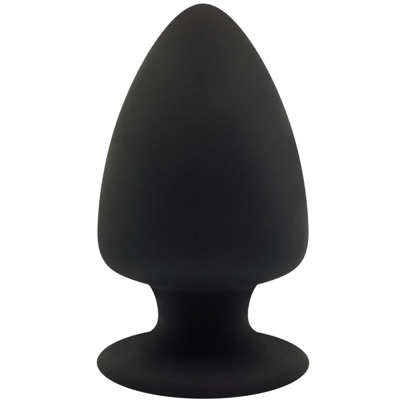 Plug Anal Noir Double Densité S - Ø 4,8 cm Silexd