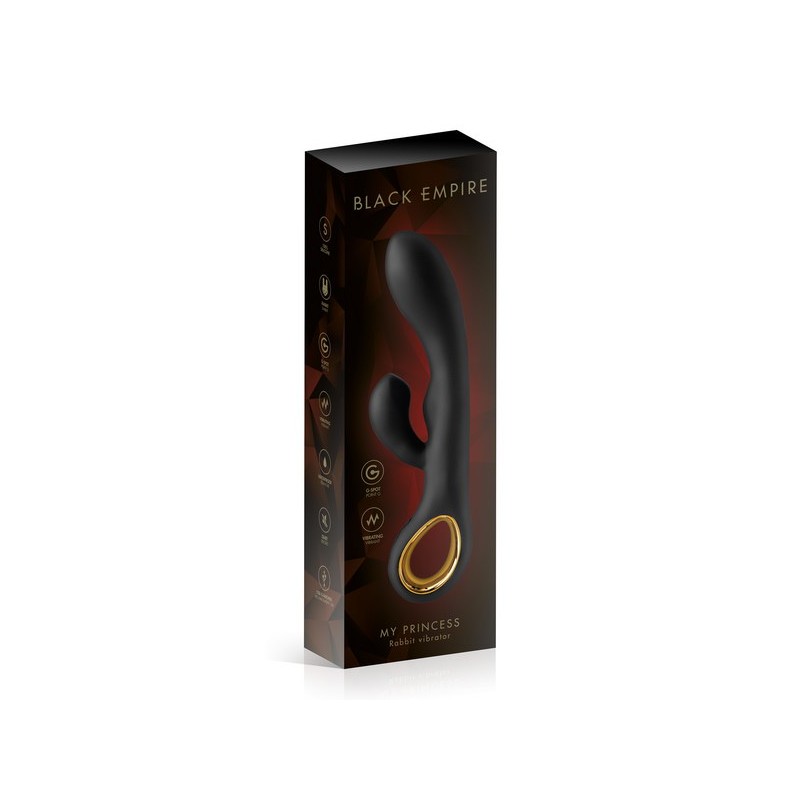 Vibromasseur Rabbit USB My Princess Black Empire