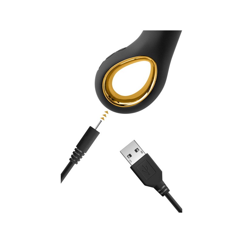 Vibromasseur Rabbit USB My Princess Black Empire