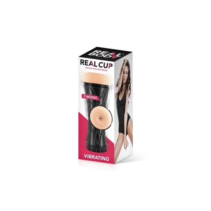 Masturbateur réaliste anus vibrant gaine amovible Real Body